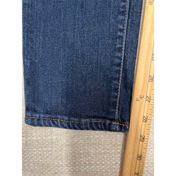 LIVERPOOL Jeans Sienna Pull-On Stretch Dark Wash Blue MidRise Back Pockets 10 - Picture 7 of 12